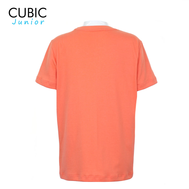 Cubic Boys Kids Round Neck Chill & Play Graphic Print Design T-shirt Shirt Top for Boys - CKJ2219R