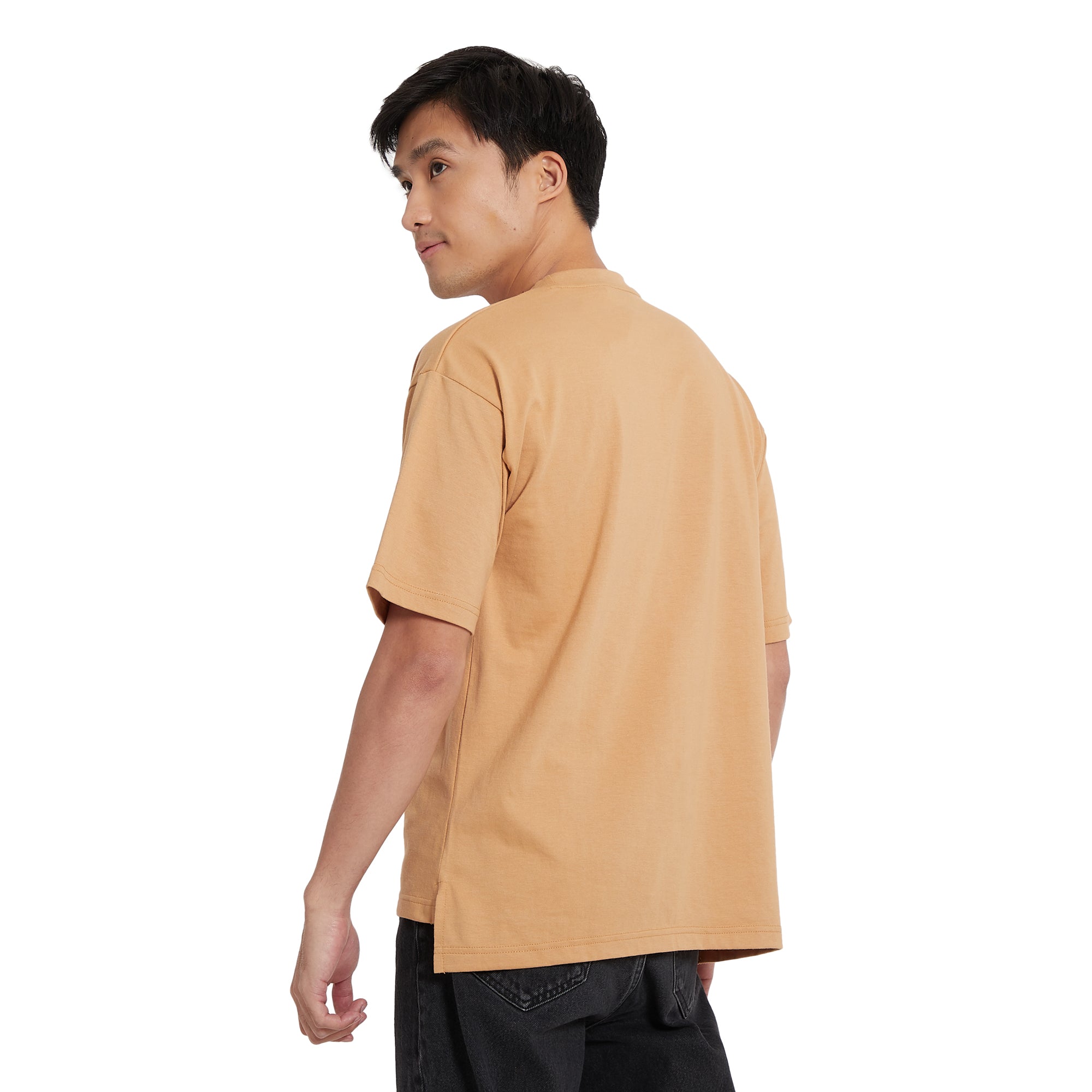 Cubic Men Plain Oversized Shirt Tshirt Basic Tee T Shirt Longback with CUBIC Online Store