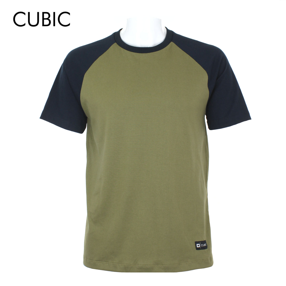 Cubic Men Round Neck Tees T-shirt Plain Shirt Top Top for Men - CMJ2311R