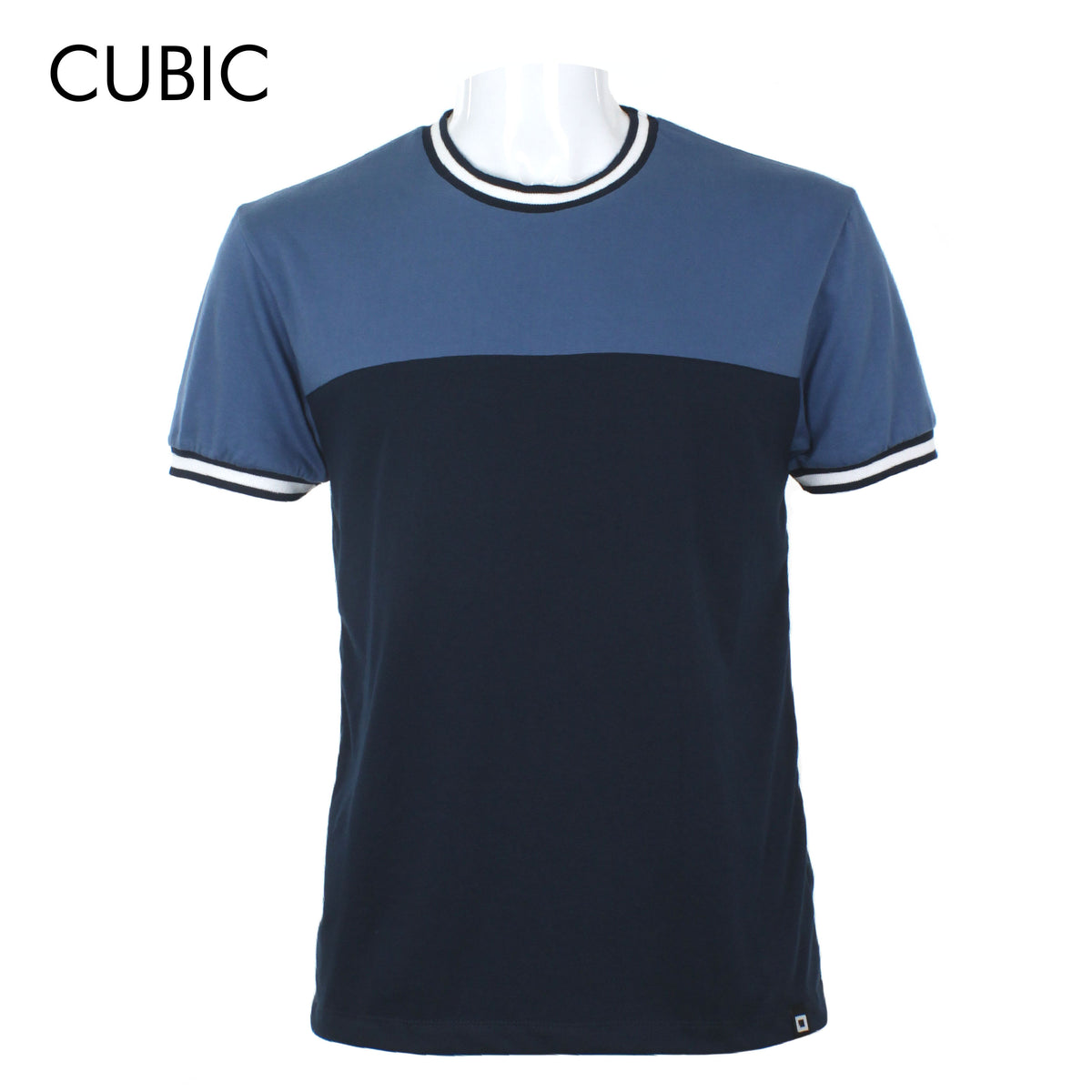 Cubic Mens Round Neck Tees T-Shirt Plain Shirt Top Top for Men - CMJ2344R