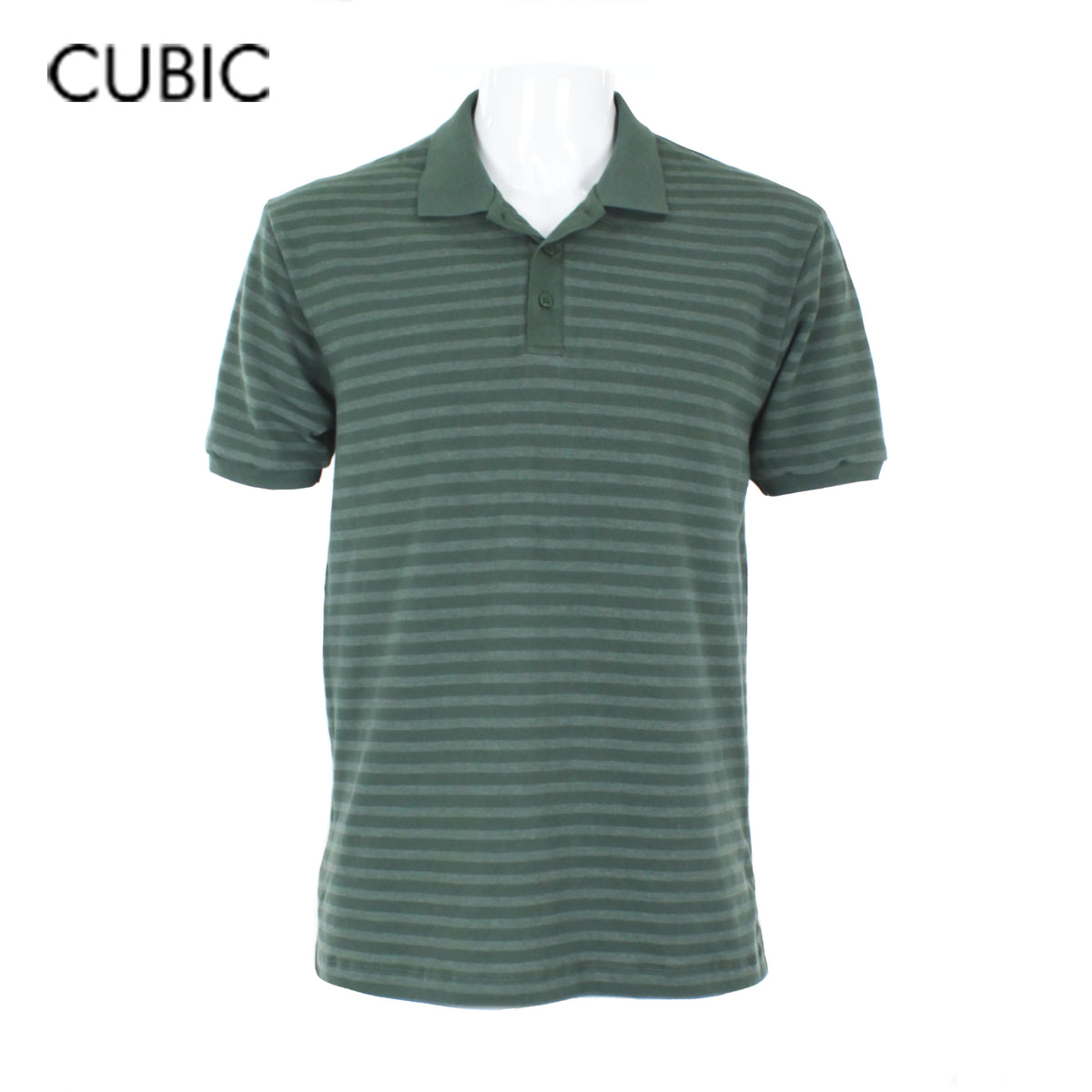Cubic Mens Mix Pique  Polo Shirt Polo-shirt Collar Top Top for Men - CMP2605H