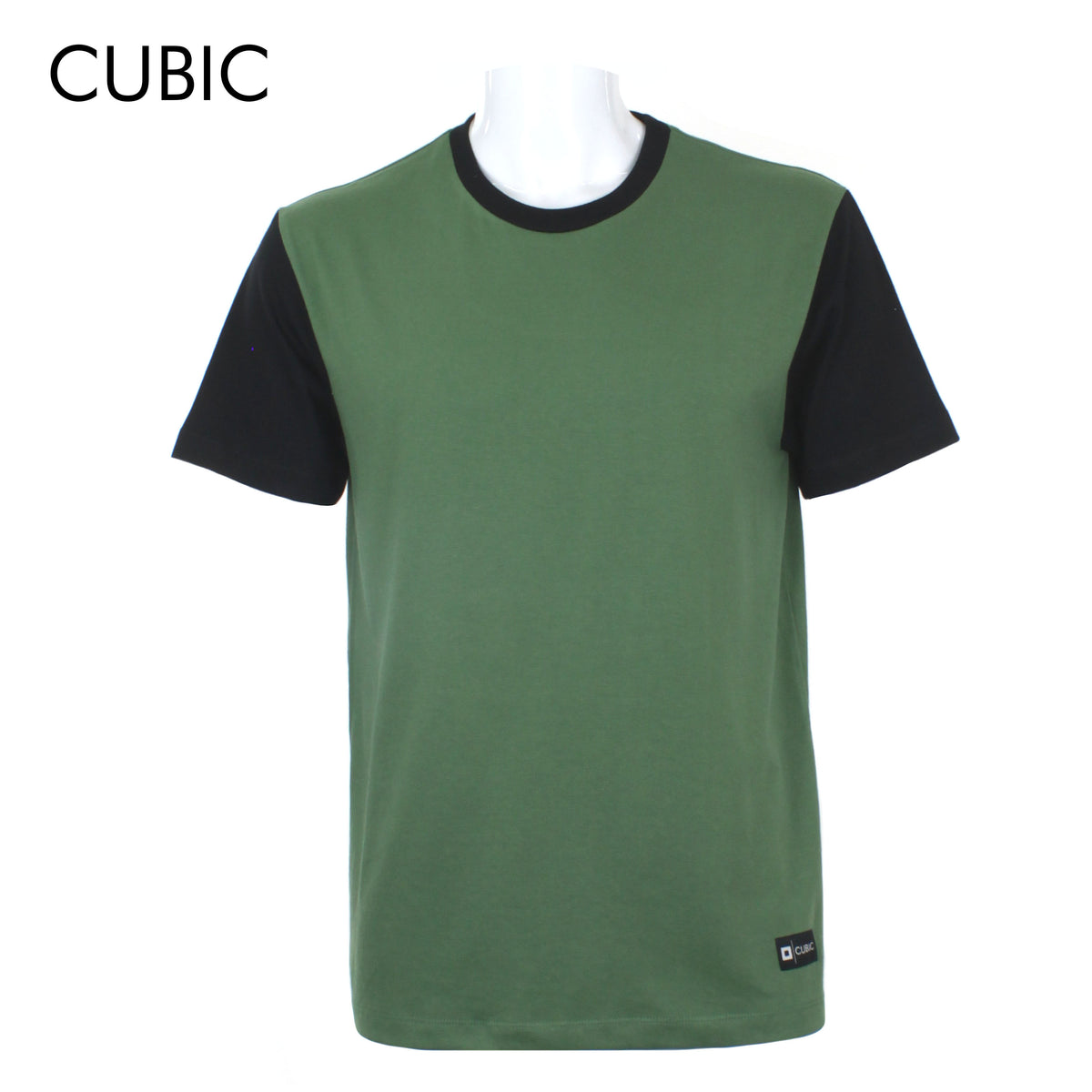 Cubic Men Round Neck Tees T-shirt Plain Shirt Top Top for Men - CMJ2243R