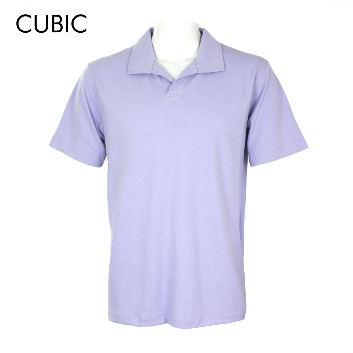 Cubic Mens Pique  Polo Shirt Polo-shirt Collar Top Top for Men - CMP2612H