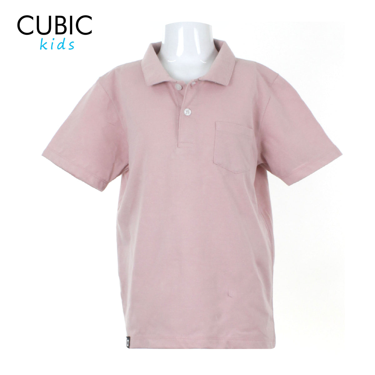 Cubic Boys Kids Cotton Polo Shirt with Pocket Polo-Shirt Collar Top Top for Boys - CKJ2504C