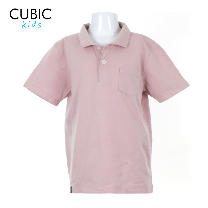 Cubic Boys Kids Cotton Polo Shirt with Pocket Polo-Shirt Collar Top Top for Boys - CKJ2504C