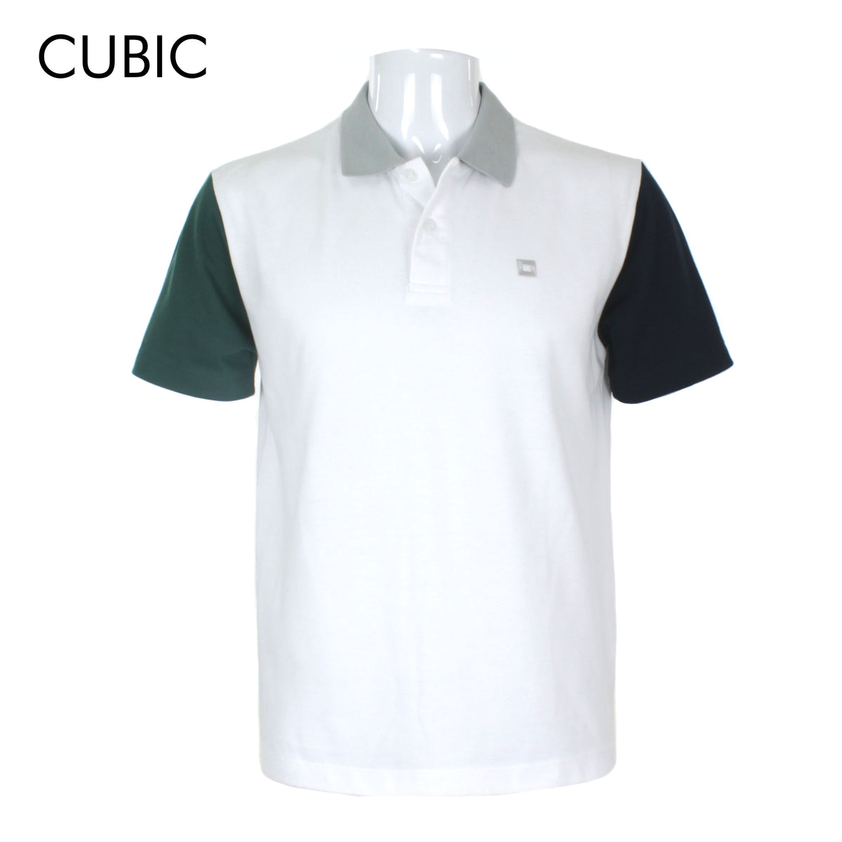 Cubic Mens Pique Polo Shirt Polo-shirt Collar Top Top for Men - CMP2511H