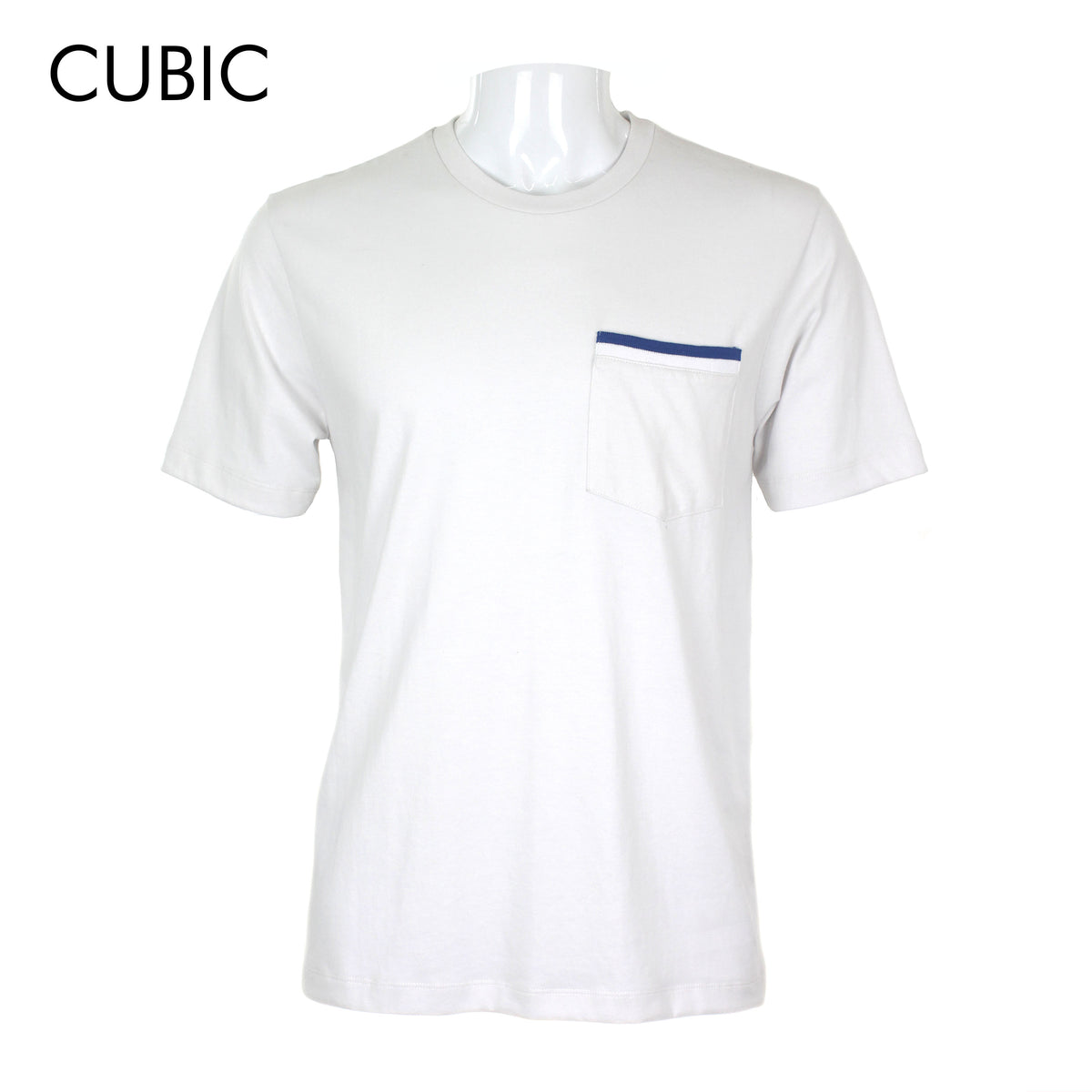 Cubic Men Plain Round Neck Tees T-shirt Top Top for Men - CMJ2610R