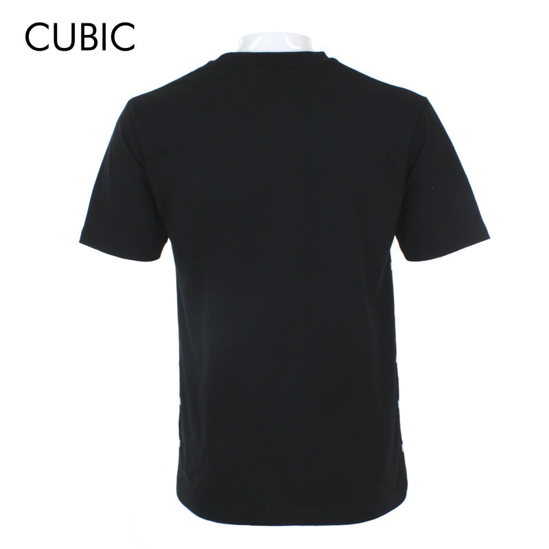Cubic Men Round Neck Tees T-shirt Stripes Shirt Top Top for Me - CMS2327R