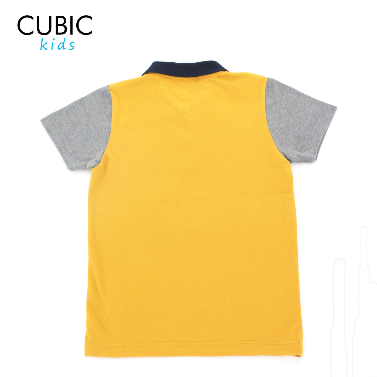 Cubic Boys Kids Pique Polo Shirt Collar Top Top for Boys - CKP2410H