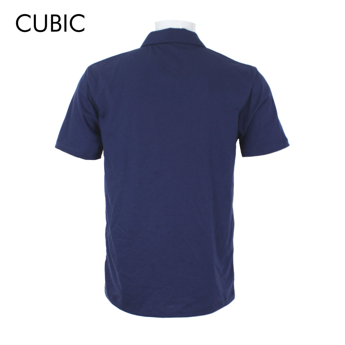 Cubic Mens Plain  Polo Shirt Polo-shirt Collar Top Top for Men - CMJ2506C