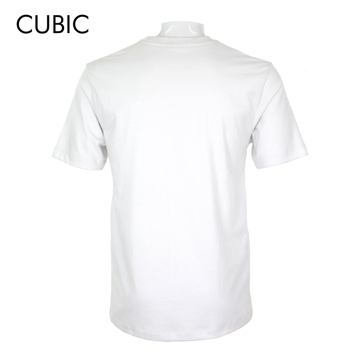 Cubic Men Plain Round Neck Tees T-shirt Top Top for Men - CMJ2610R