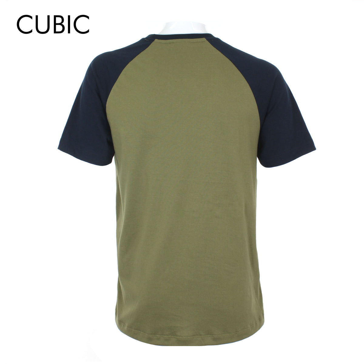 Cubic Men Round Neck Tees T-shirt Plain Shirt Top Top for Men - CMJ2311R