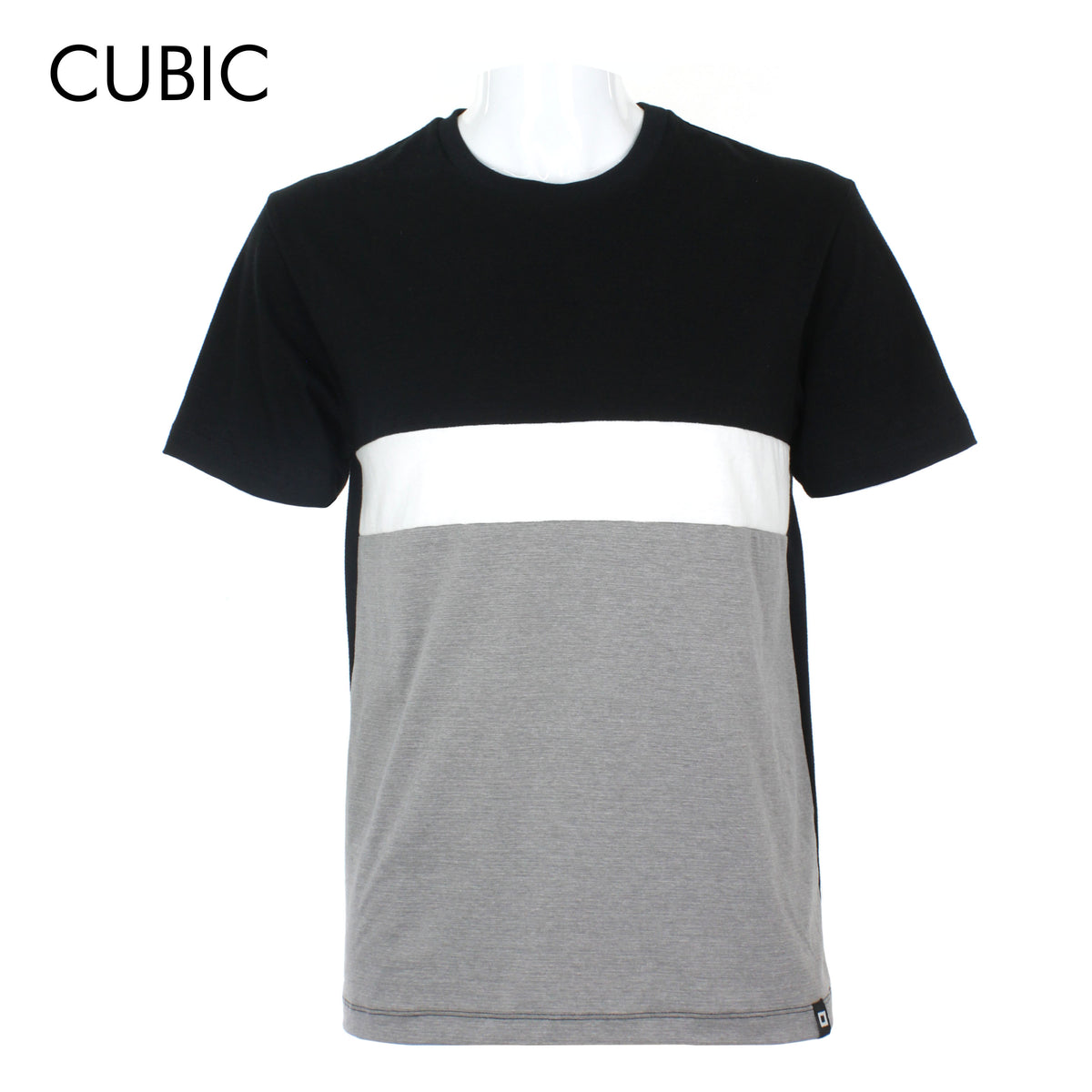 Cubic Men Spandex Round Neck Tees T-shirt Jersey Shirt Top Top for Men - CMJ2345R