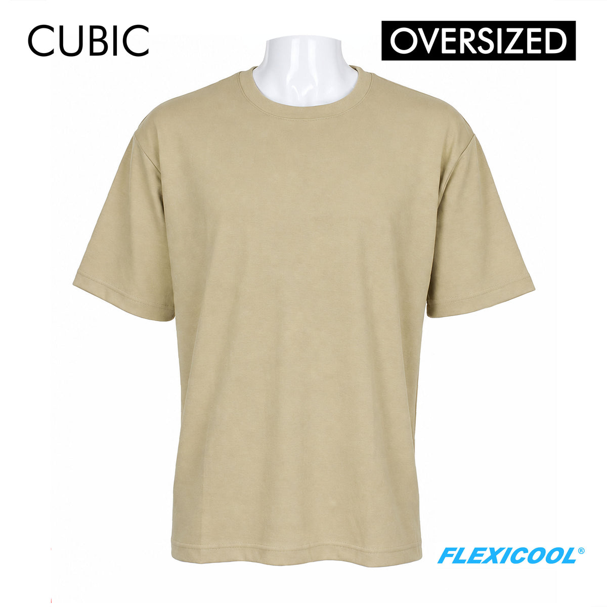 Cubic Men  Plain Oversized Shirt Tshirt Basic Tee T-Shirt  - CMBOS09R