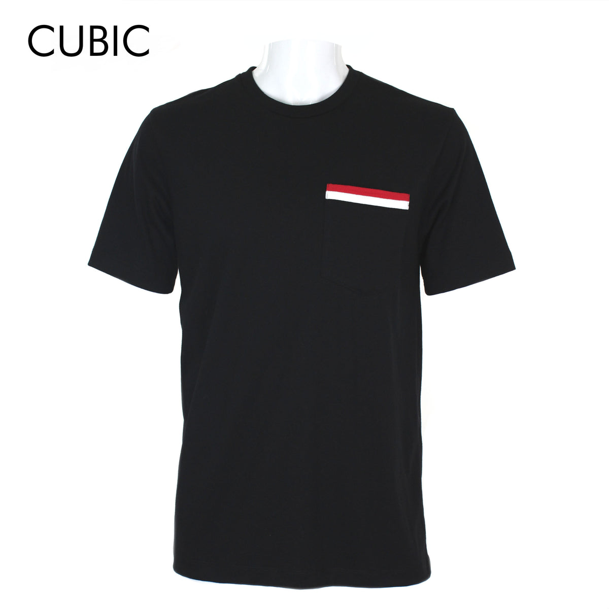 Cubic Men Plain Round Neck Tees T-shirt Top Top for Men - CMJ2610R