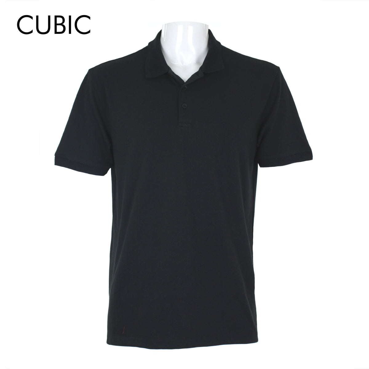 Cubic Mens Pique Polo Shirt Polo-shirt Collar Top Top for Men - CMP2611H