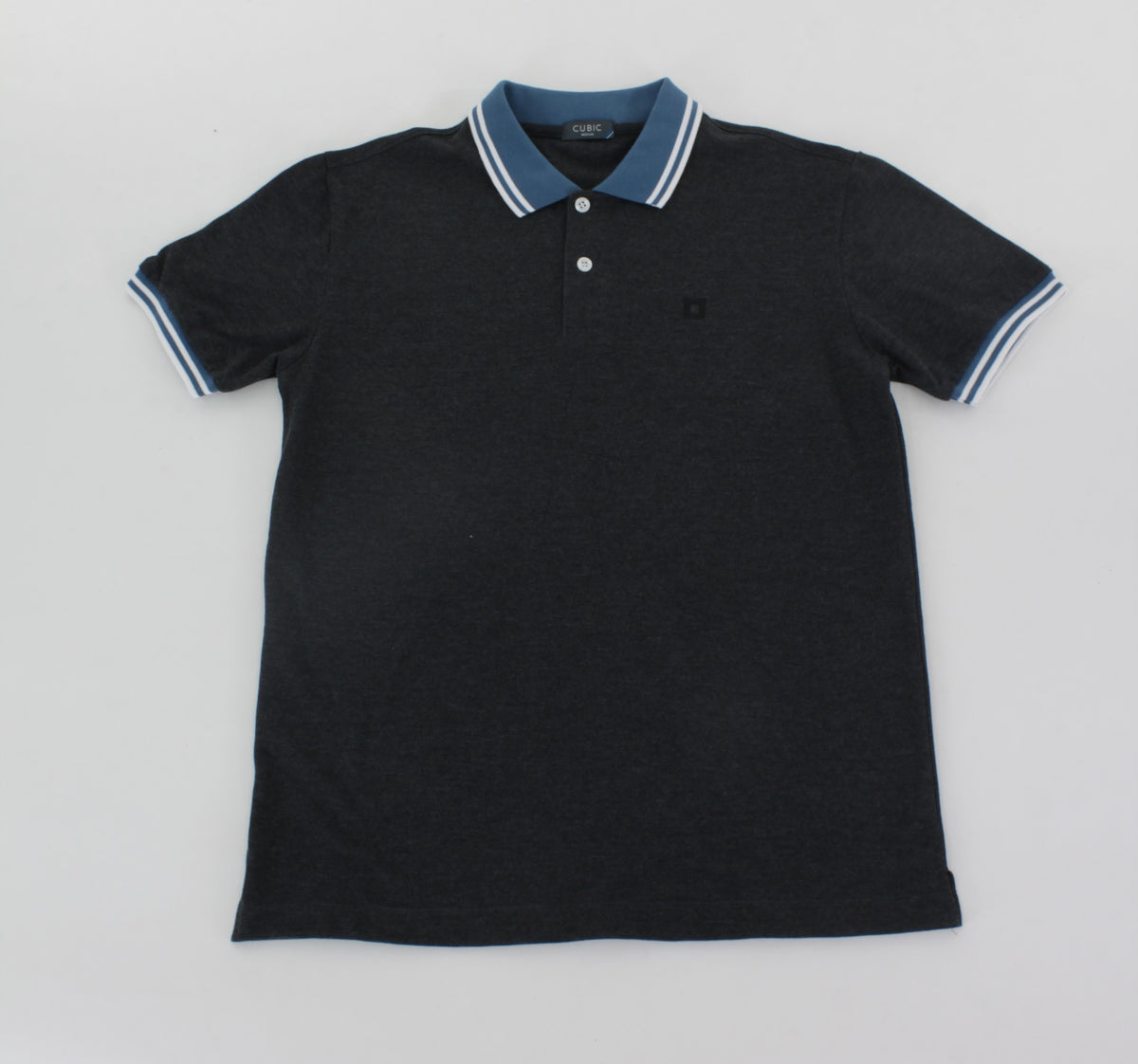 Cubic Mens Pique Polo Shirt Polo-shirt Collar Top Top for Men - CMP2429H