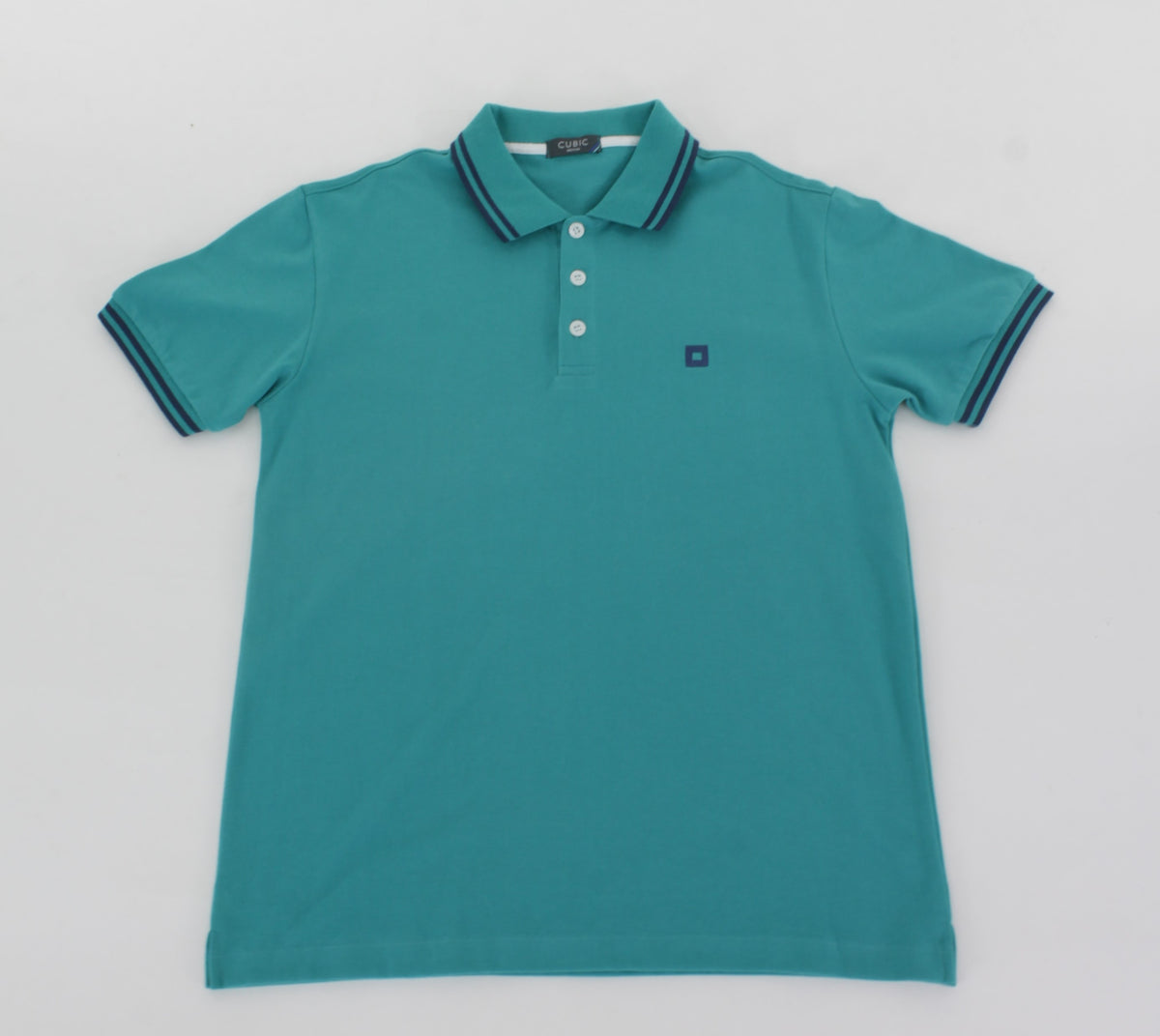 Cubic Mens Pique Polo Shirt Polo-shirt Collar Top Top for Men - CMP2423H