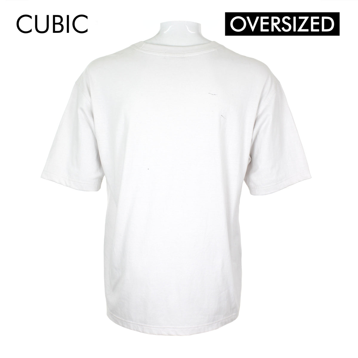 Cubic Men  Plain Oversized Shirt Tshirt Basic Tee T-Shirt with Pocket - CMJ2617R