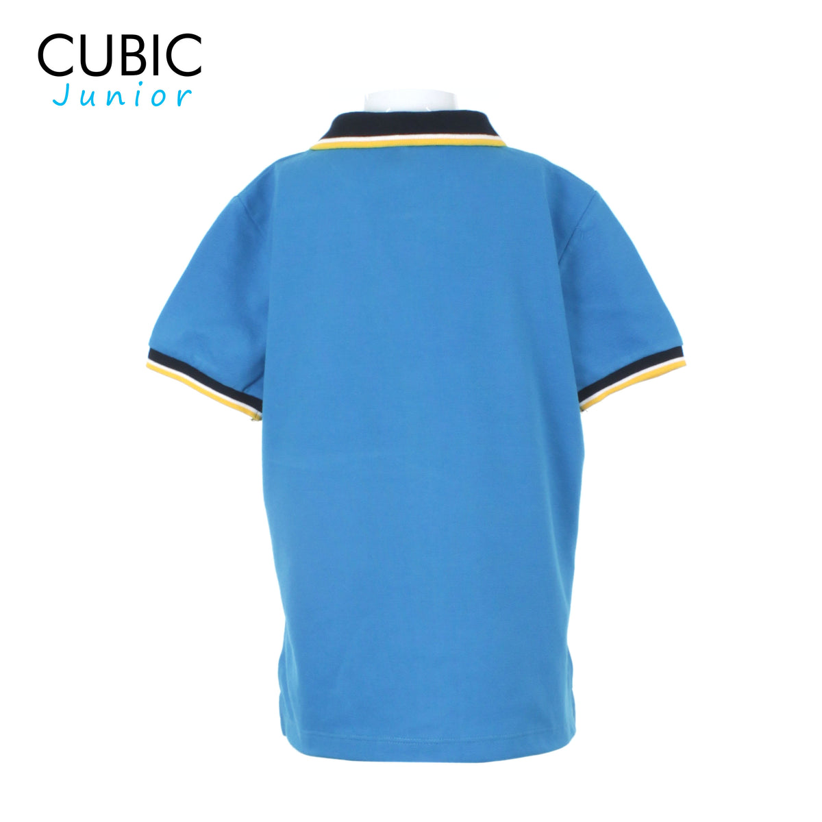 Cubic Boys Kids Pique Polo Shirt with Tipping Polo-Shirt Collar Top Top for Boys - CKBPS03H