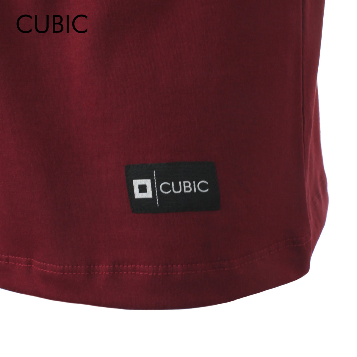Cubic Men Round Neck Tees T-shirt Plain Shirt Top Top for Men - CMJ2311R