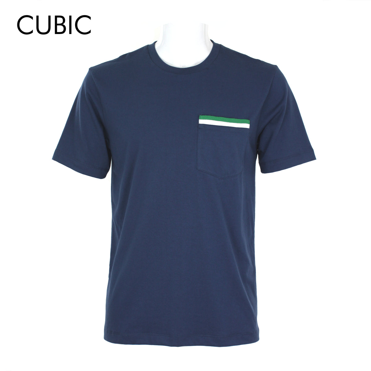 Cubic Men Plain Round Neck Tees T-shirt Top Top for Men - CMJ2610R