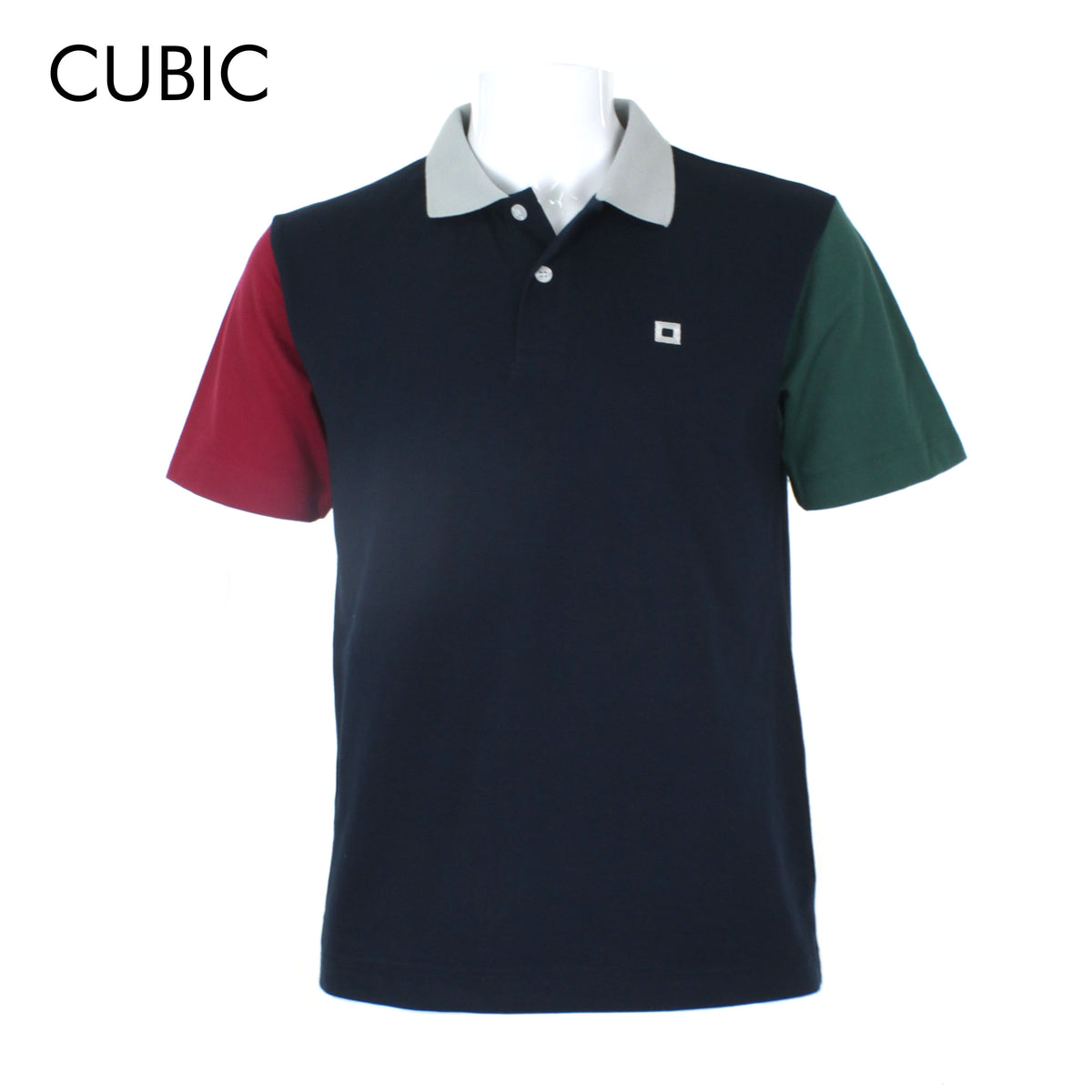 Cubic Mens Pique Polo Shirt Polo-shirt Collar Top Top for Men - CMP2511H