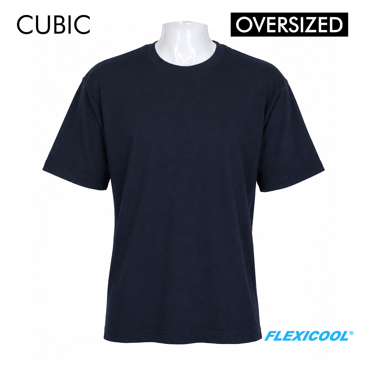 Cubic Men  Plain Oversized Shirt Tshirt Basic Tee T-Shirt  - CMBOS09R