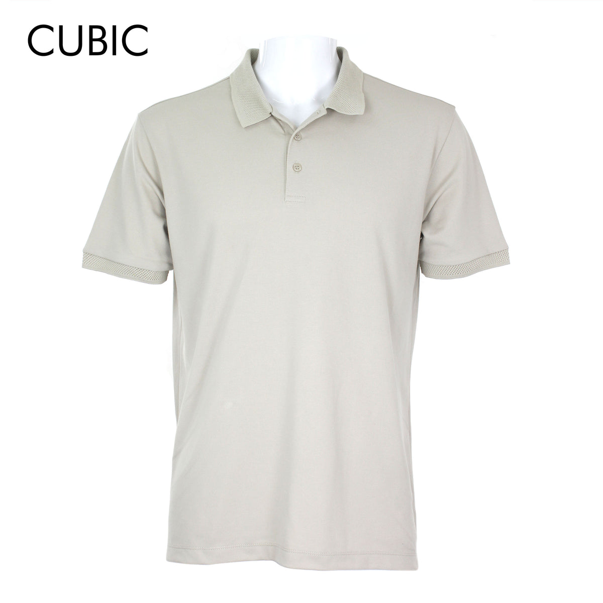 Cubic Mens Pique Polo Shirt Polo-shirt Collar Top Top for Men - CMP2611H