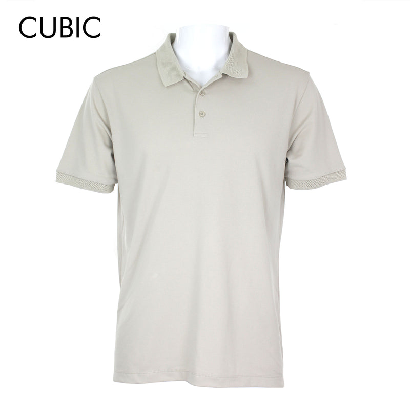 Cubic Mens Pique Polo Shirt Polo-shirt Collar Top Top for Men - CMP2611H