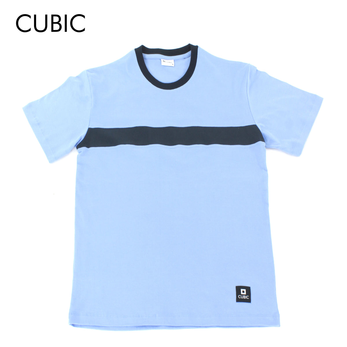 Cubic Mens Tuck Jersey Round Neck Tees T-Shirt Shirt Top Top for Men - CMJ2433R