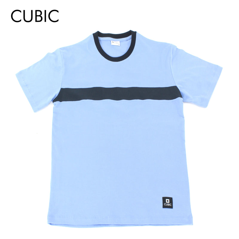 Cubic Mens Tuck Jersey Round Neck Tees T-Shirt Shirt Top Top for Men - CMJ2433R