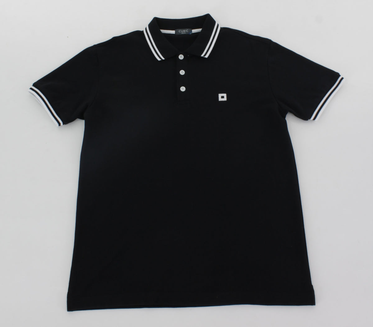 Cubic Mens Pique Polo Shirt Polo-shirt Collar Top Top for Men - CMP2423H