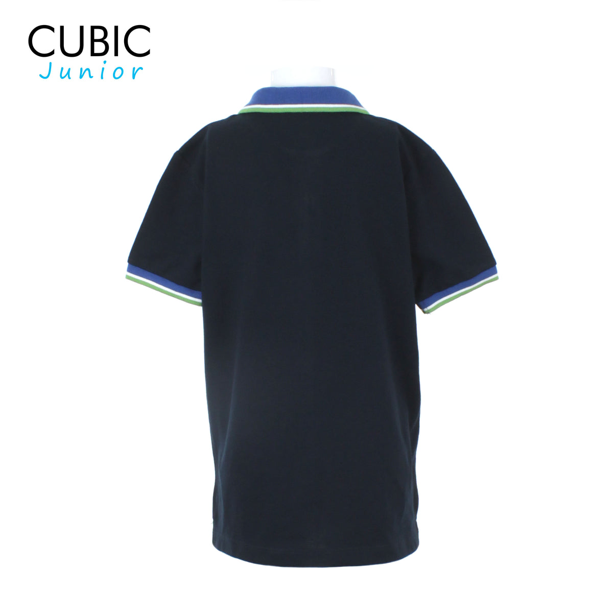 Cubic Boys Kids Pique Polo Shirt with Tipping Polo-Shirt Collar Top Top for Boys - CKBPS03H