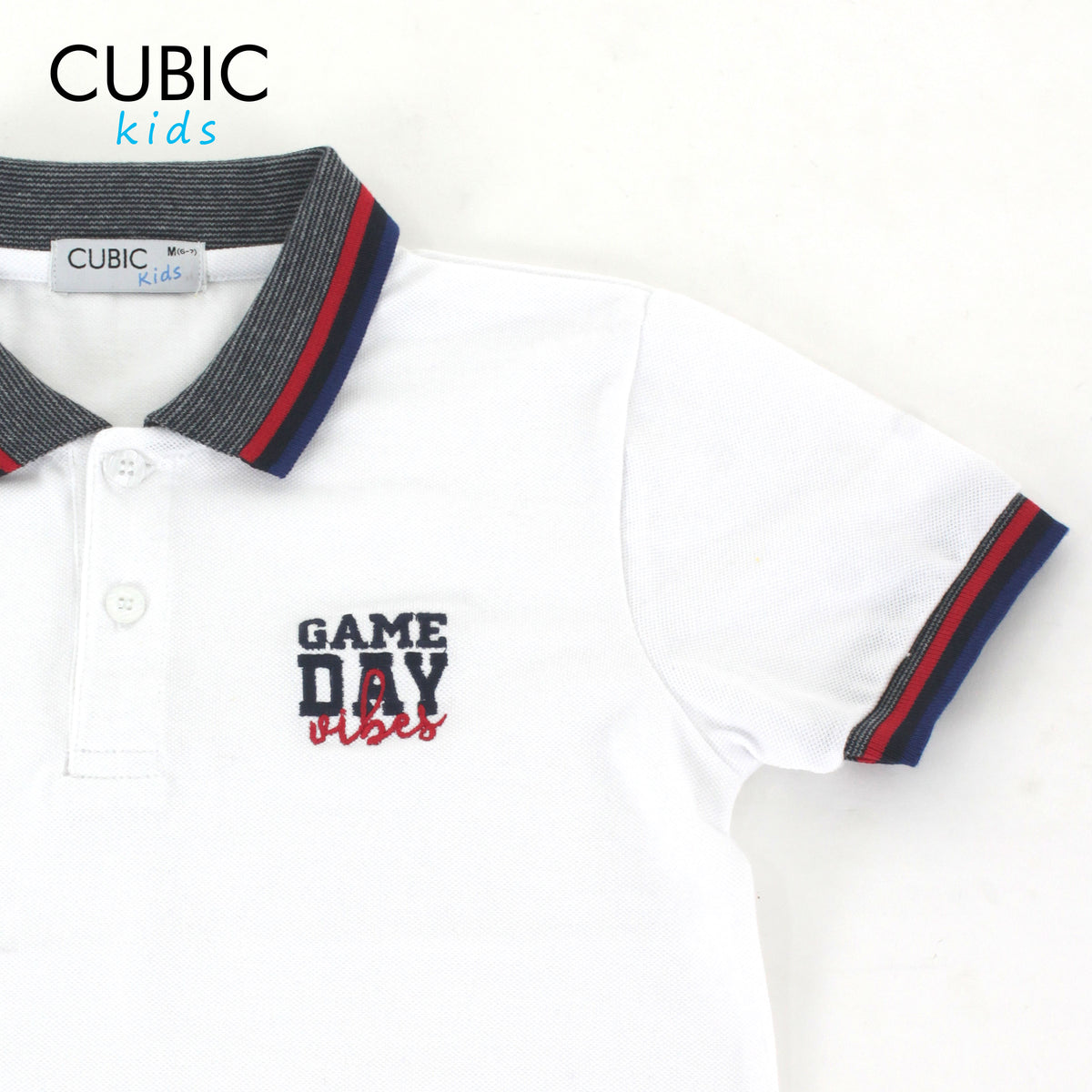 Cubic Boys Kids Pique Polo Shirt Polo-Shirt Collar Top Top for Boys - CKP2414H