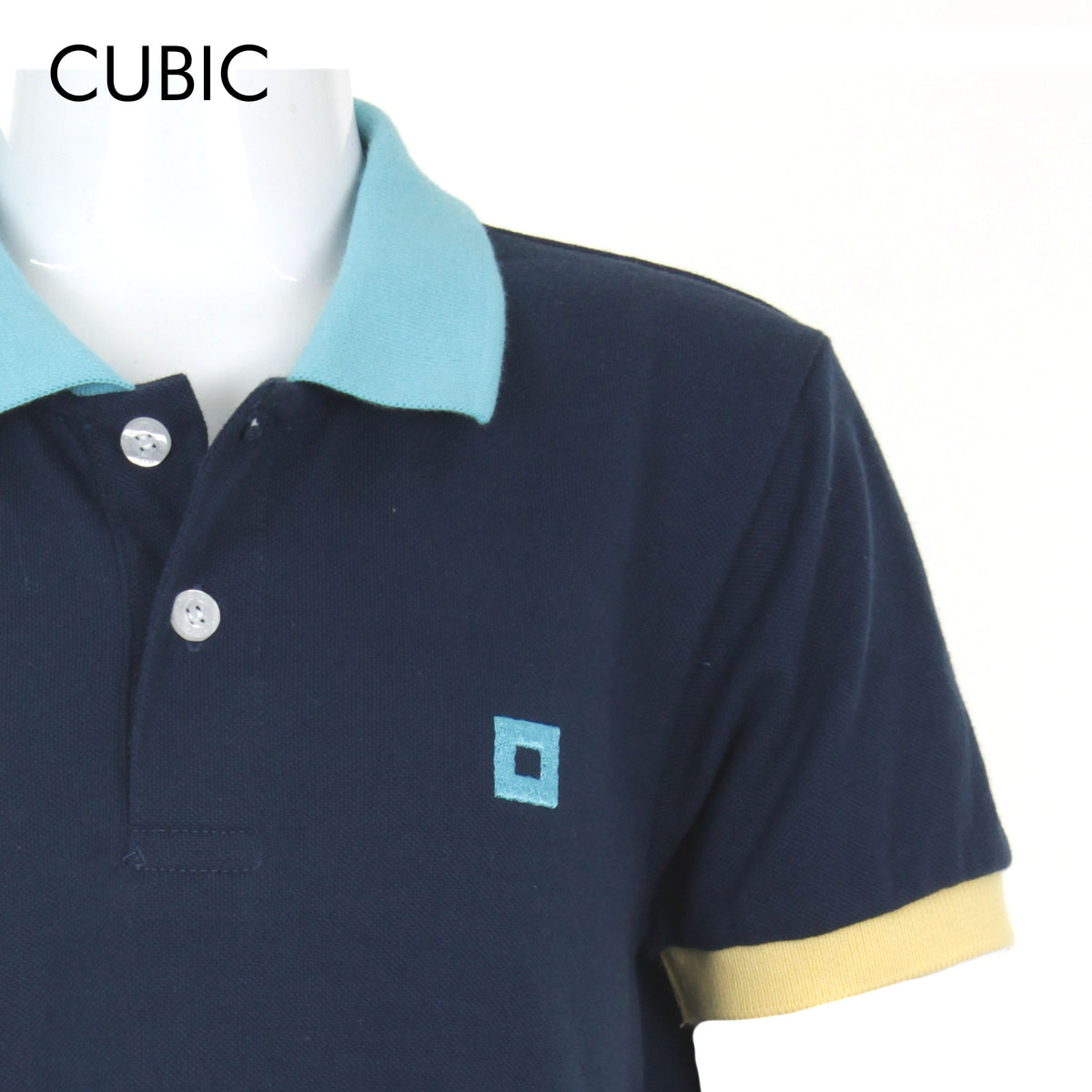 Cubic Boys Kids Pique Polo Shirt with Tipping Polo-Shirt Collar Top Top for Boys - CKP2411H