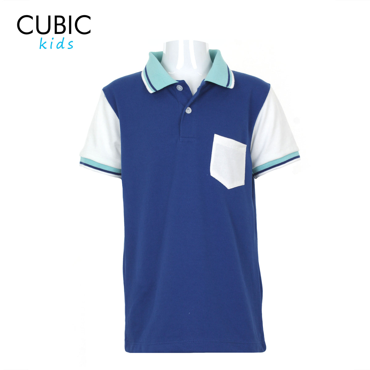 Cubic Boys Kids Pique Polo Shirt Polo-Shirt Collar Top Top for Boys - CKP2220H