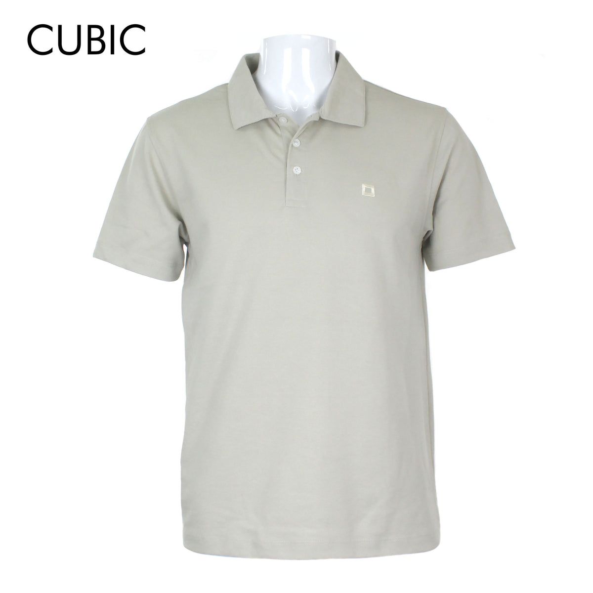 Cubic Mens Pique  Polo Shirt Polo-shirt Collar Top Top for Men - CMP2504H