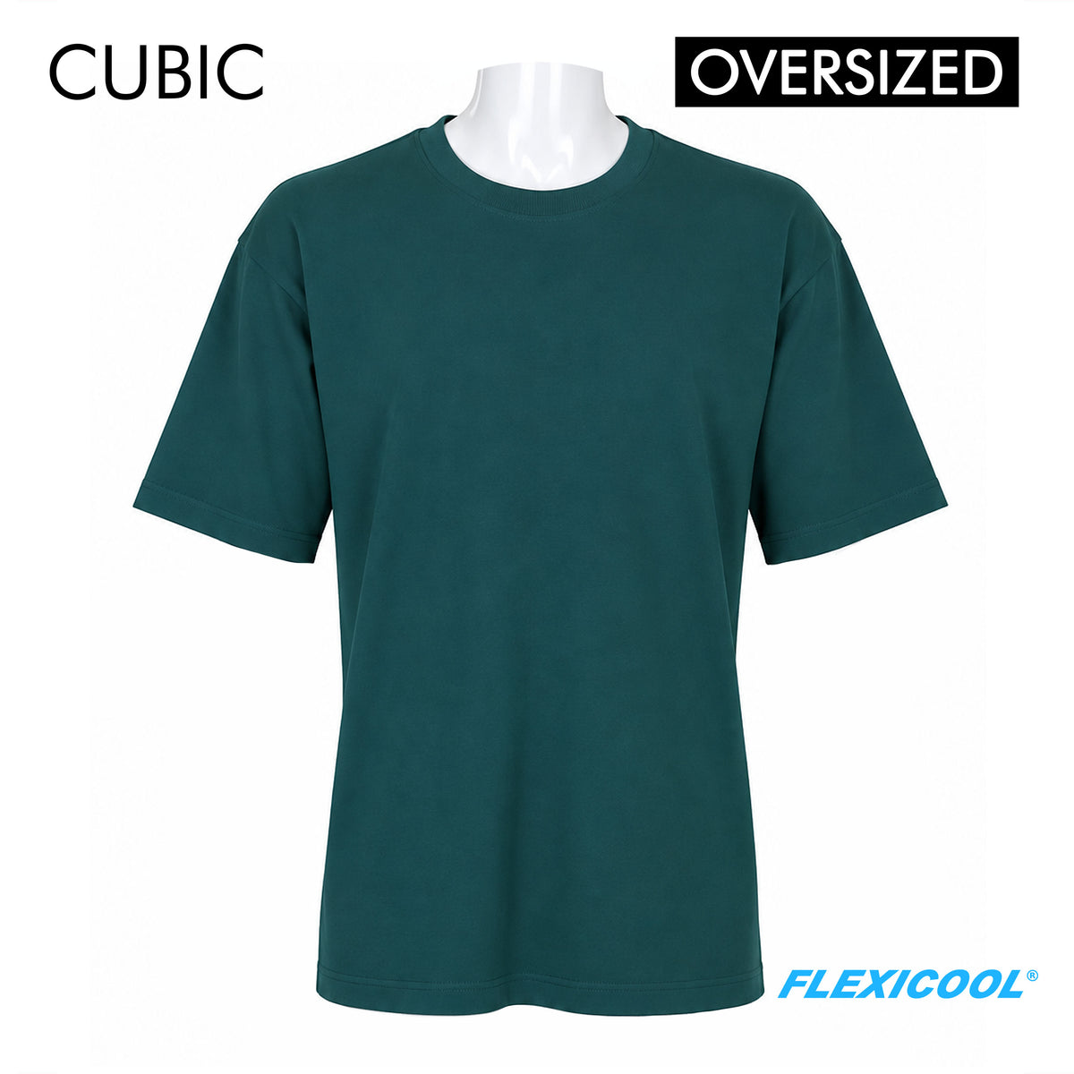 Cubic Men  Plain Oversized Shirt Tshirt Basic Tee T-Shirt  - CMBOS09R