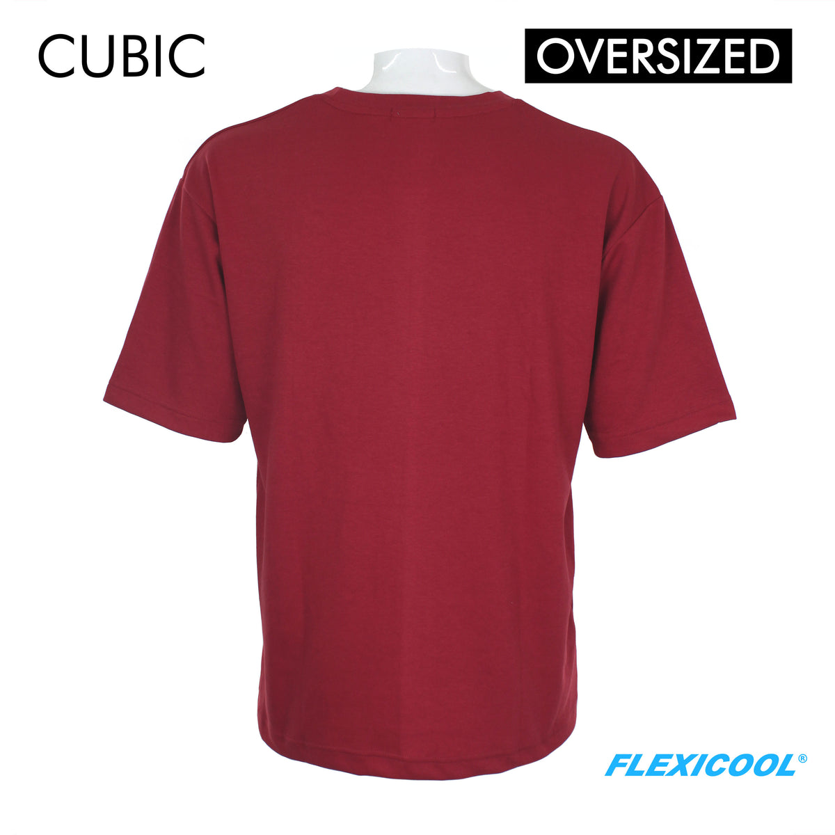 Cubic Men  Plain Oversized Shirt Tshirt Basic Tee T-Shirt  - CMBOS09R