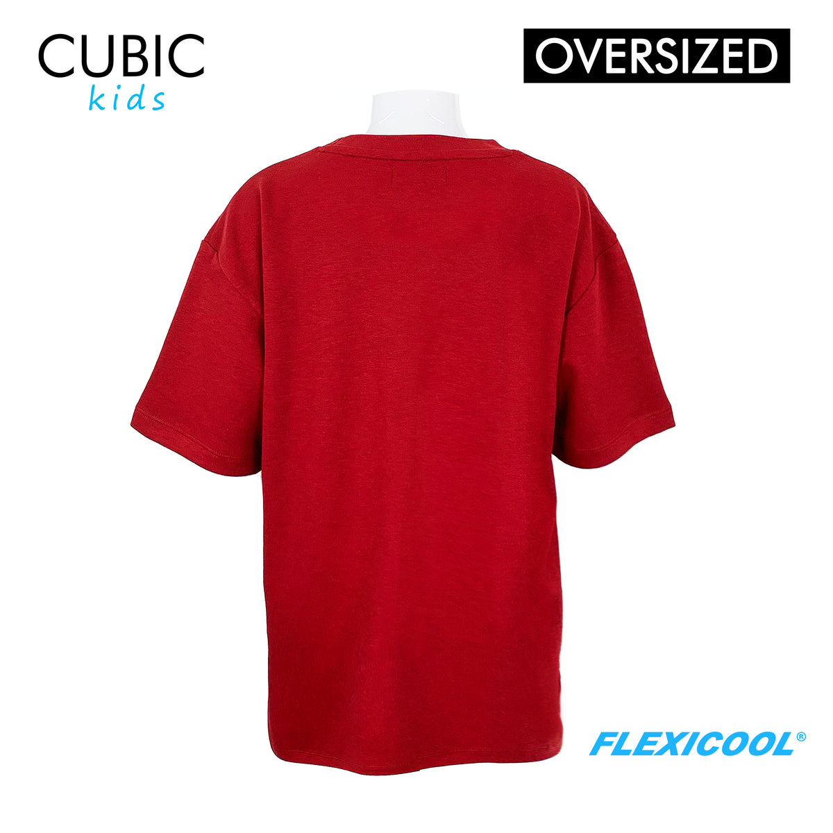 Cubic Boys Kids Plain Oversized Round Neck Shirt Top for Boys - CKJ2611R