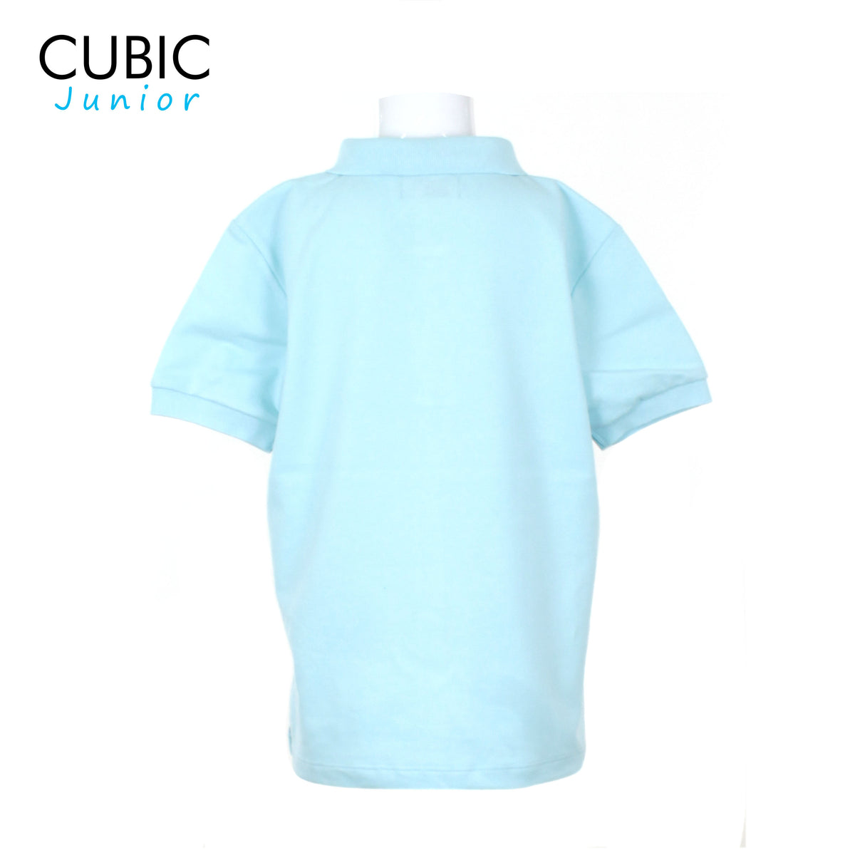 Cubic Junior Kid's Plain Basic Pique  Polo Shirt Polo-shirt Collar Top Top for Boys - CKB-PS