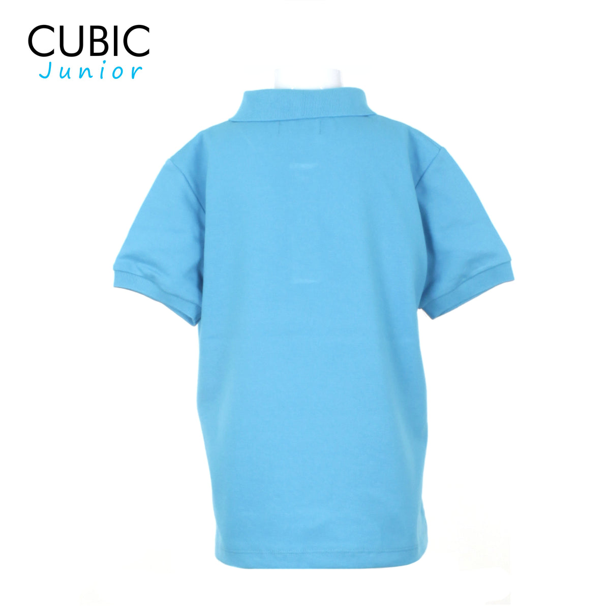 Cubic Junior Kid's Plain Basic Pique  Polo Shirt Polo-shirt Collar Top Top for Boys - CKB-PS