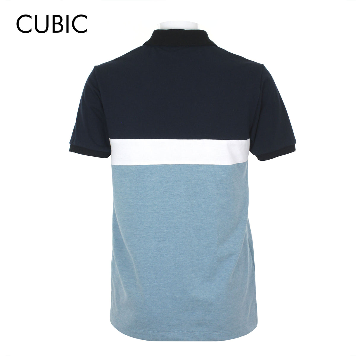Cubic Mens Pique  Polo Shirt Polo-shirt Collar Top Top for Men - CMP2232H