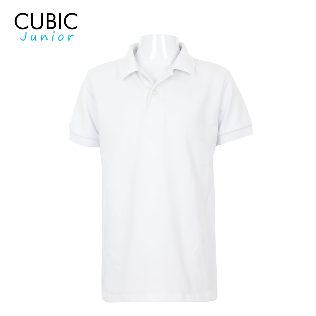 Cubic Boys Kid's Plain Basic Pique  Polo Shirt Polo-shirt Collar Top Top for Boys - CKB-PS