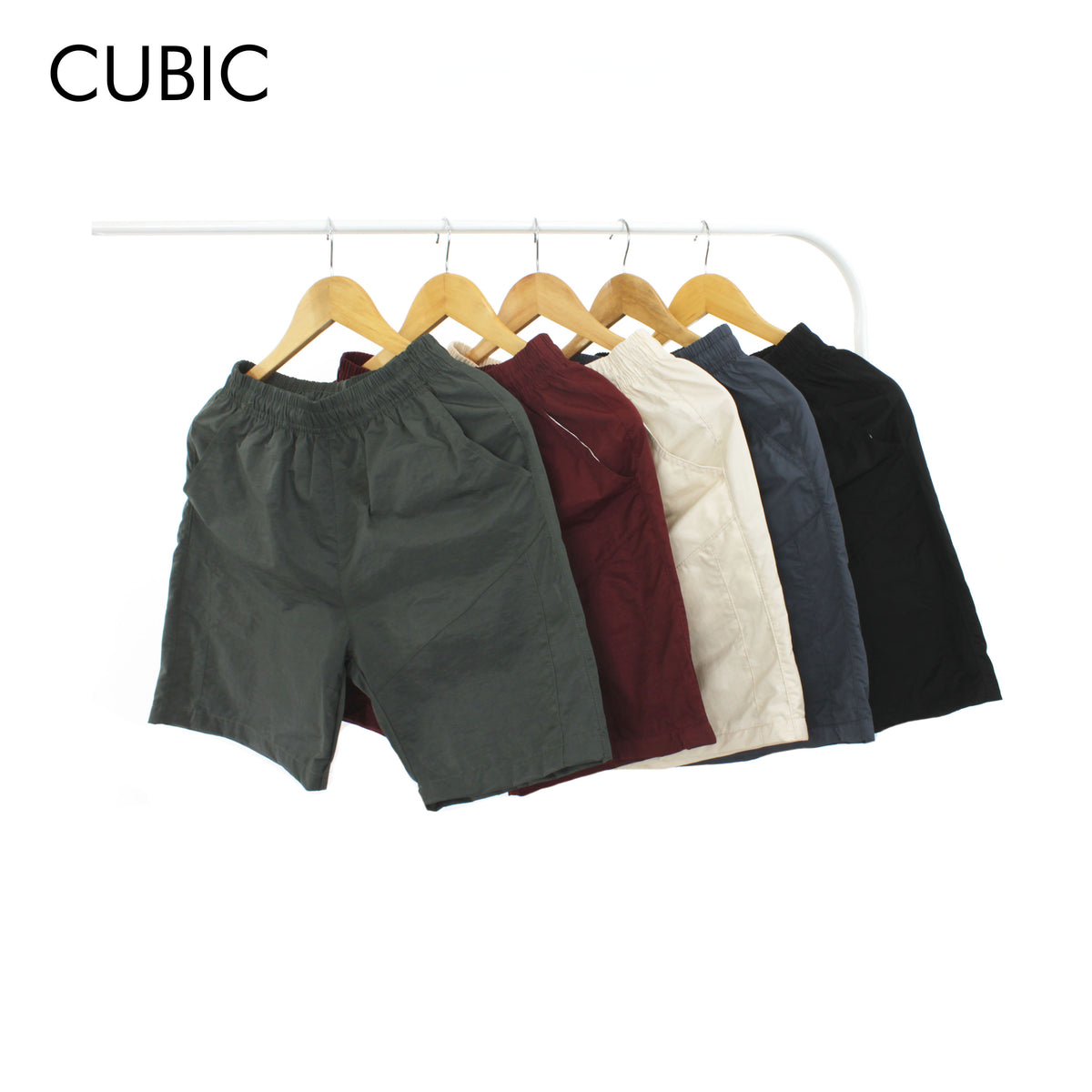 Cubic Men Quick Dry Shorts with Pocket Garterized Drawstring Men's Short Shorts for Men - CMBSH01