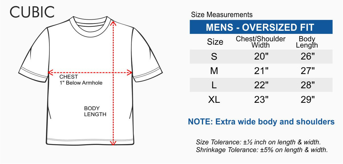 Cubic Men Basic Stripes Oversized Boxy Tee / Box Fit T shirt Top Top for Men - CMBOS03R