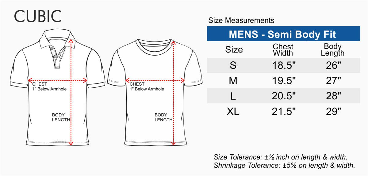 Cubic Men Round Neck Tees T-shirt Stripes Shirt Top Top for Men - CMS2225R